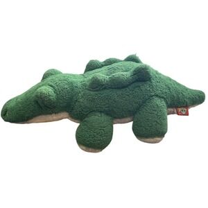 Adventure Planet Alligator Plush Green Sherpa Textured Stuffed Animal 16 Inch
